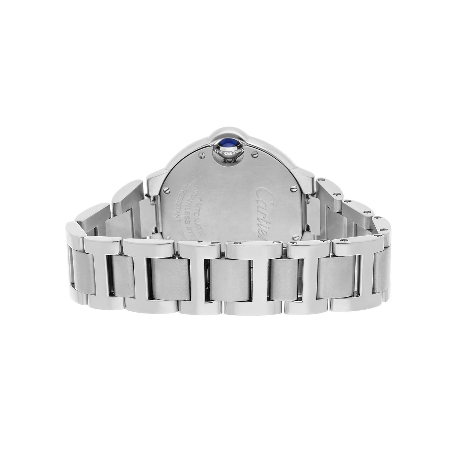 Cartier Ballon Bleu 33mm Women's Watch W6920071 with Diamond Bezel 4