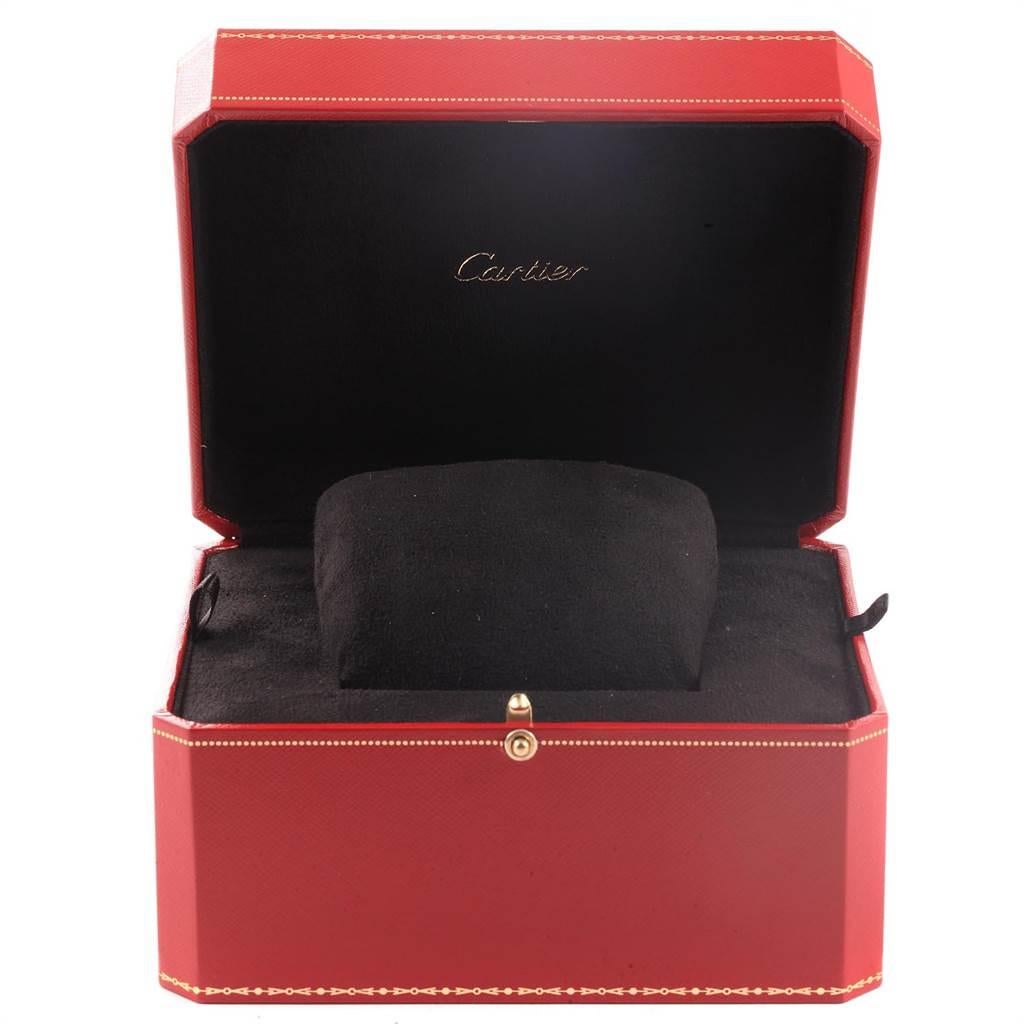 Cartier Ballon Bleu 36 Midsize Steel Rose Gold MOP Ladies Watch W6920070 For Sale 6