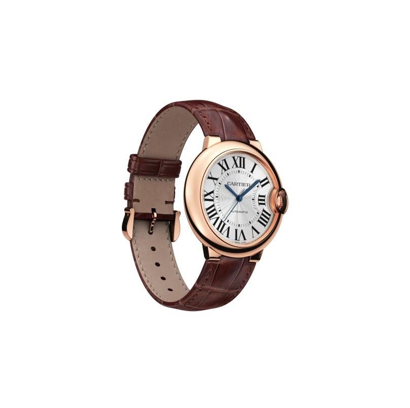 Women's or Men's Cartier Ballon Bleu Automatic Pink Gold Watch WGBB0009