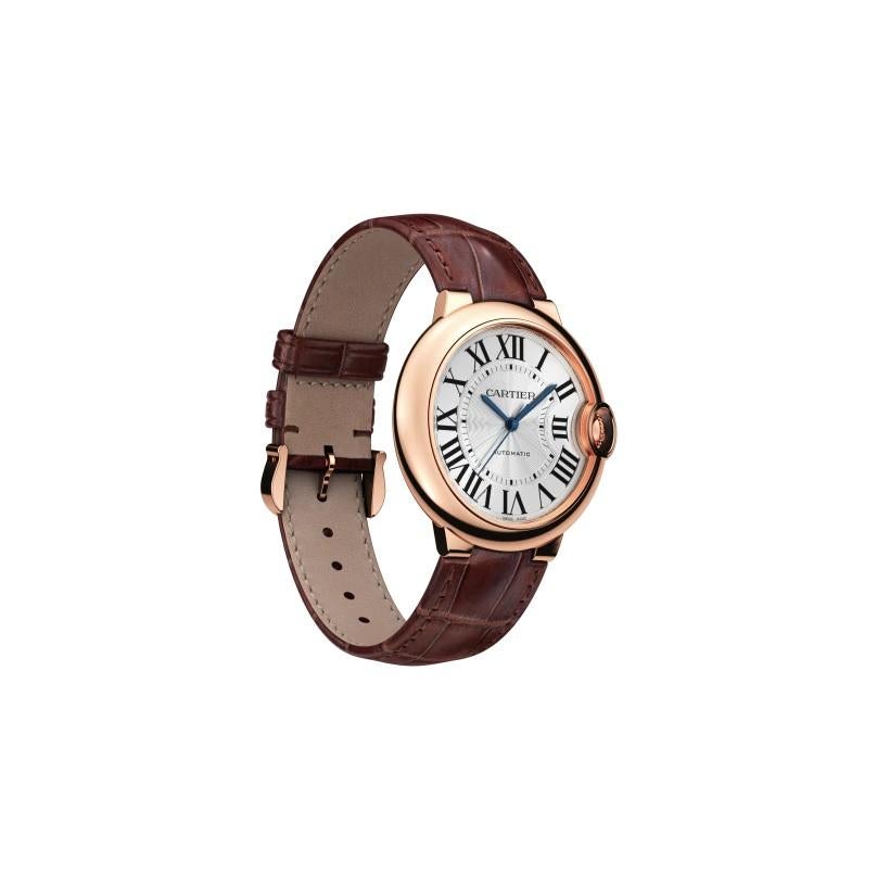 Cartier Ballon Bleu Automatic Pink Gold Watch WGBB0009 For Sale at 1stDibs