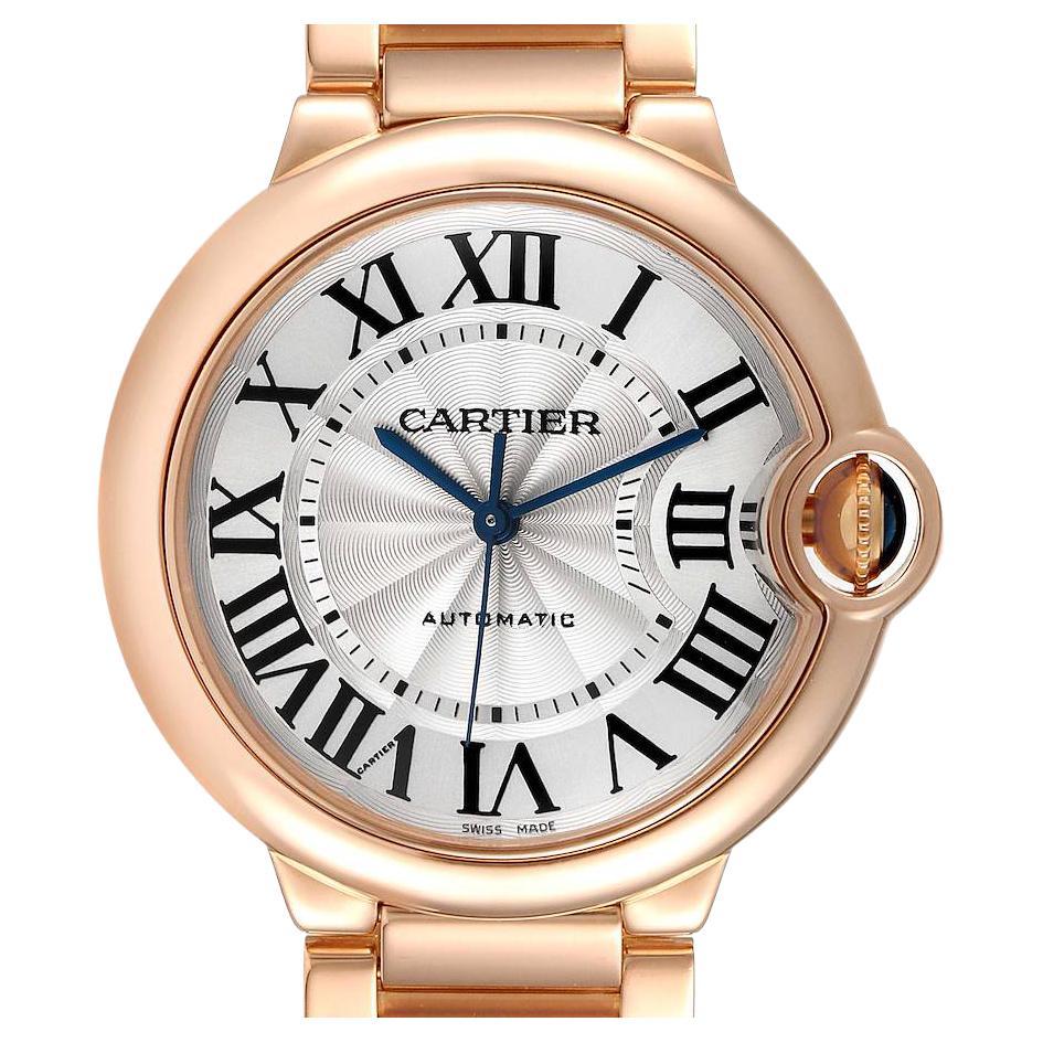 Cartier Ballon Bleu Automatic Rose Gold Ladies Watch WGBB0043