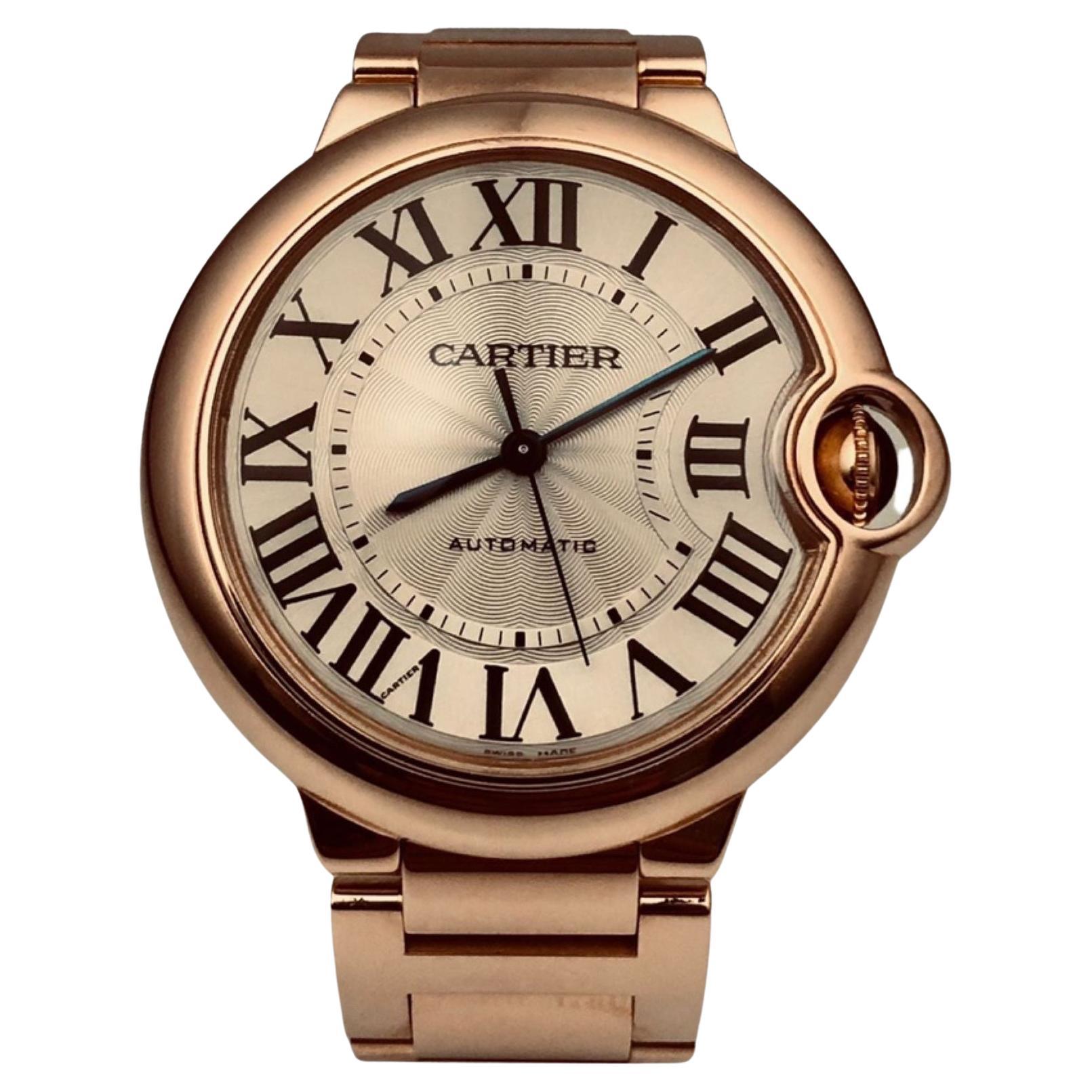 Cartier Ballon Bleu in 18k Rose Gold Watch, Ref. WGBB0008 3003 For Sale