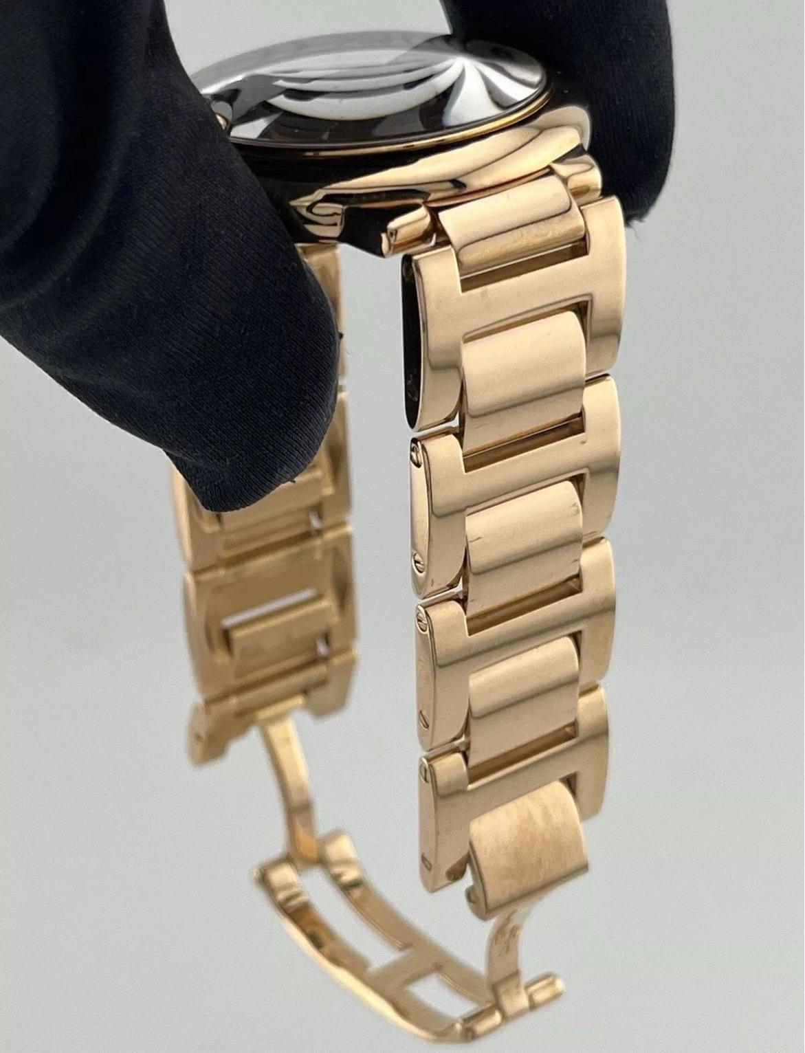 Orologio Cartier Ballon Bleu 36 mm Midsize 3003 W69004Z2 Oro rosa 18 carati in vendita 14