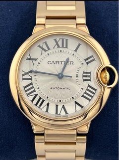 Orologio Cartier Ballon Bleu 36 mm Midsize 3003 W69004Z2 Oro rosa 18 carati