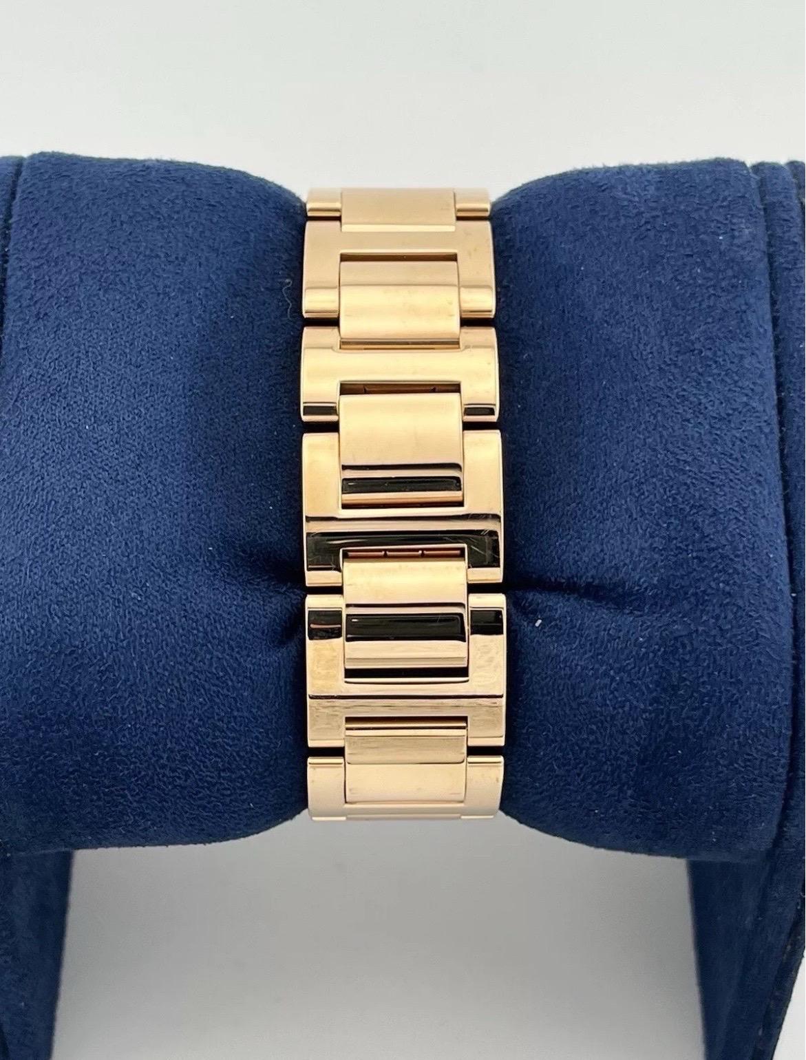 Orologio Cartier Ballon Bleu 36 mm Midsize 3003 W69004Z2 Oro rosa 18 carati in vendita 4