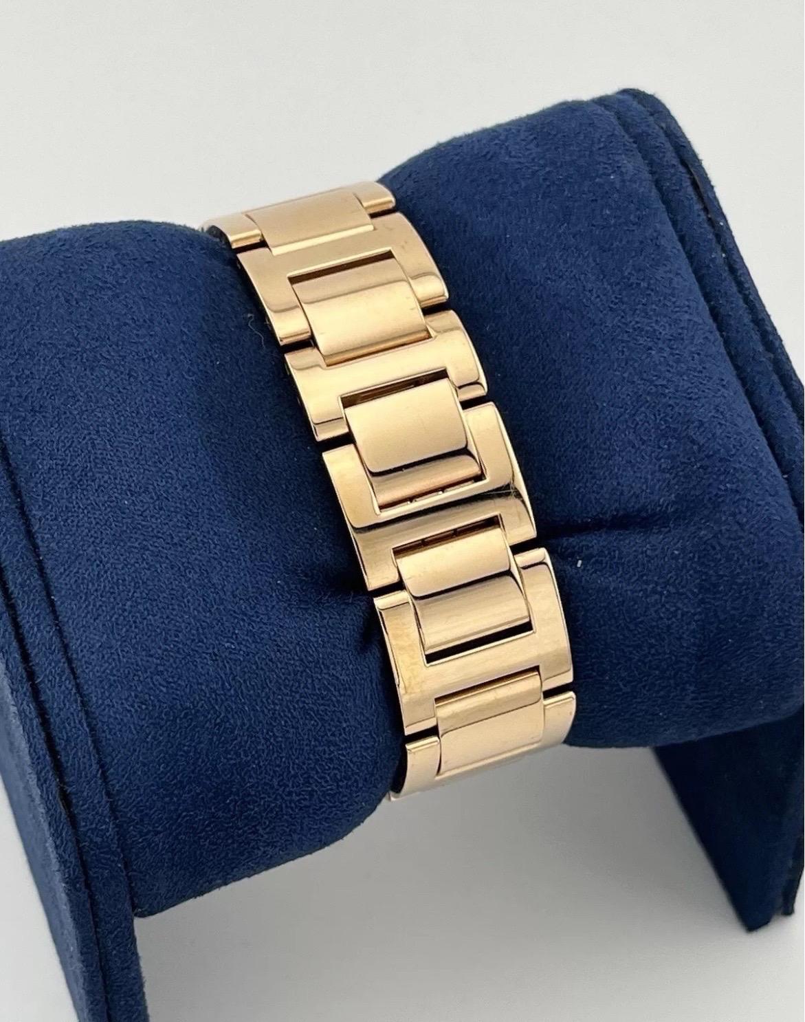Orologio Cartier Ballon Bleu 36 mm Midsize 3003 W69004Z2 Oro rosa 18 carati in vendita 5