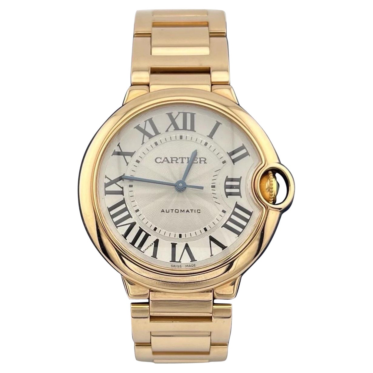 Orologio Cartier Ballon Bleu 36 mm Midsize 3003 W69004Z2 Oro rosa 18 carati