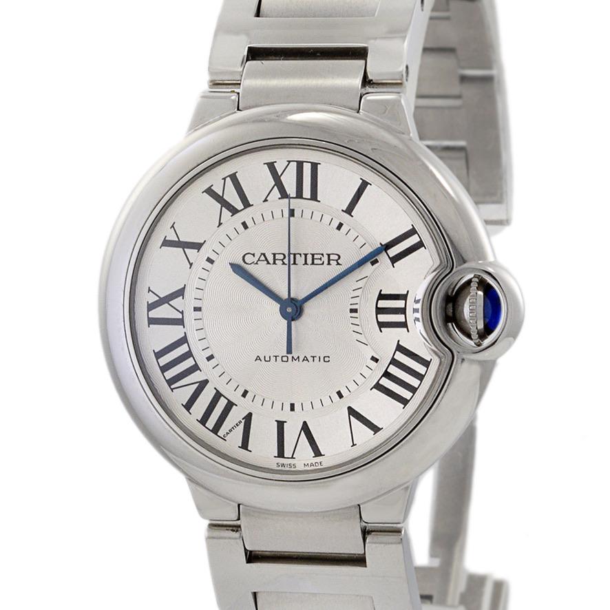 Modern Cartier Ballon Bleu 36mm Reference 3284 For Sale