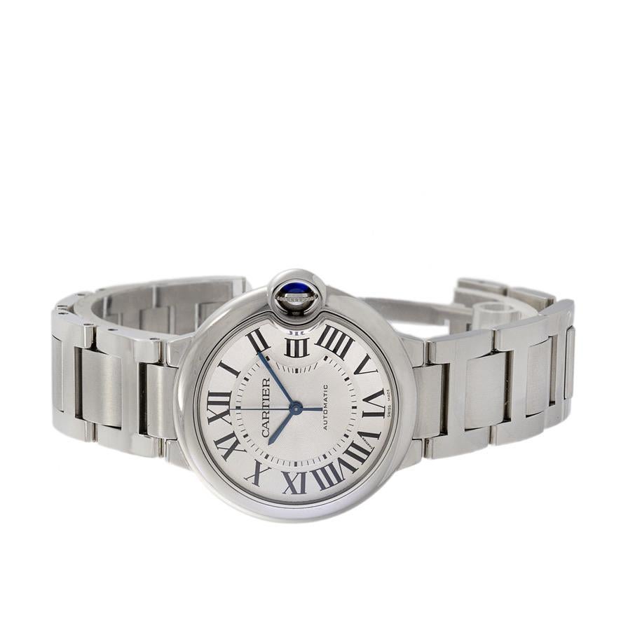 Cartier Ballon Bleu 36mm Reference 3284 In Good Condition For Sale In New York, NY