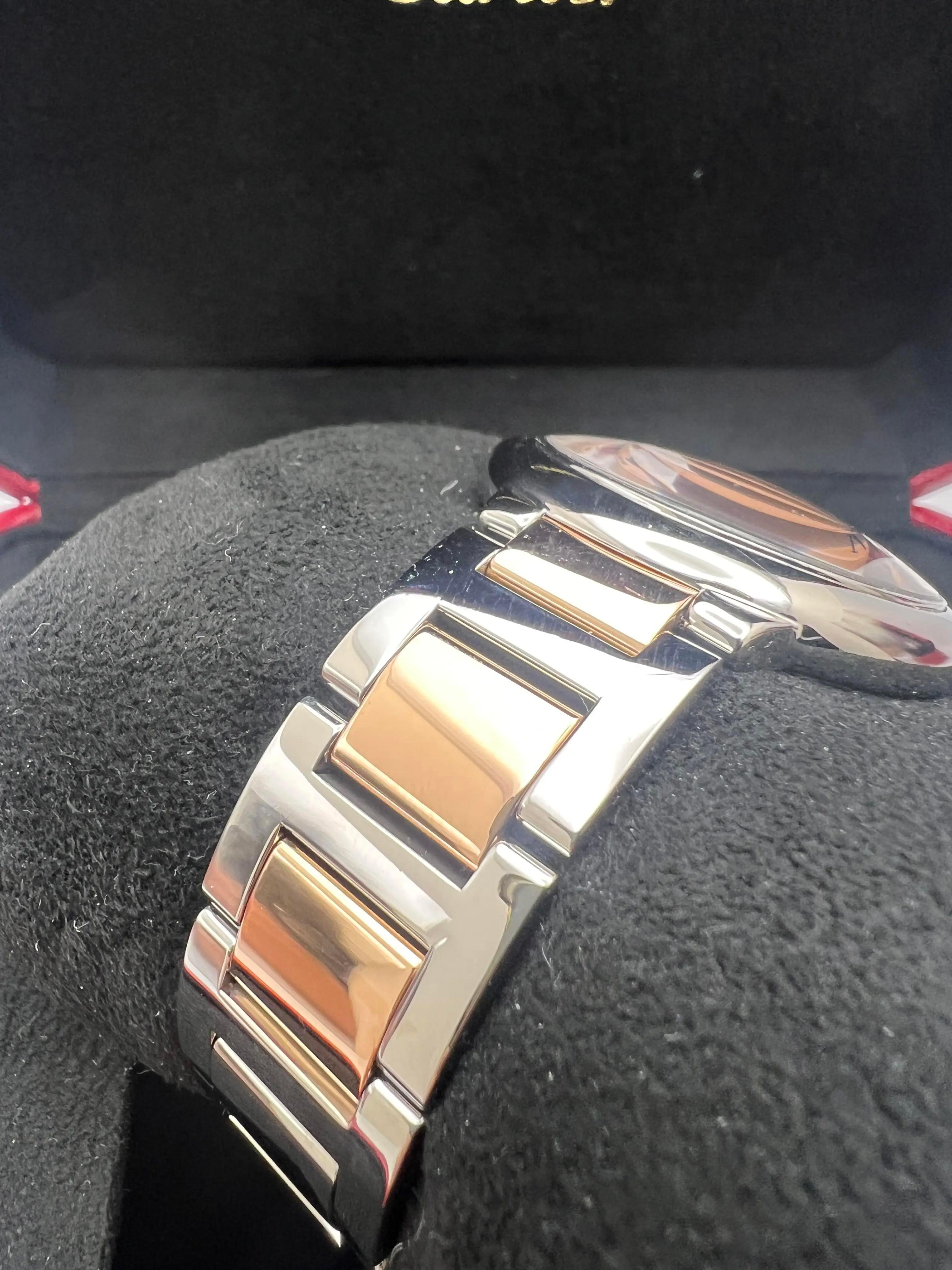 Cartier Ballon Bleu 36 mm W2BB0011 18 carats or rose bicolore rose avec cadran MOP rose en vente 8