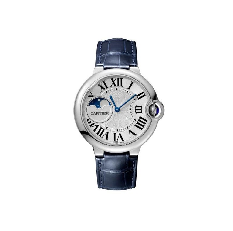 Cartier Ballon Bleu Automatic Moon Phase Watch WSBB0029 For Sale at 1stDibs