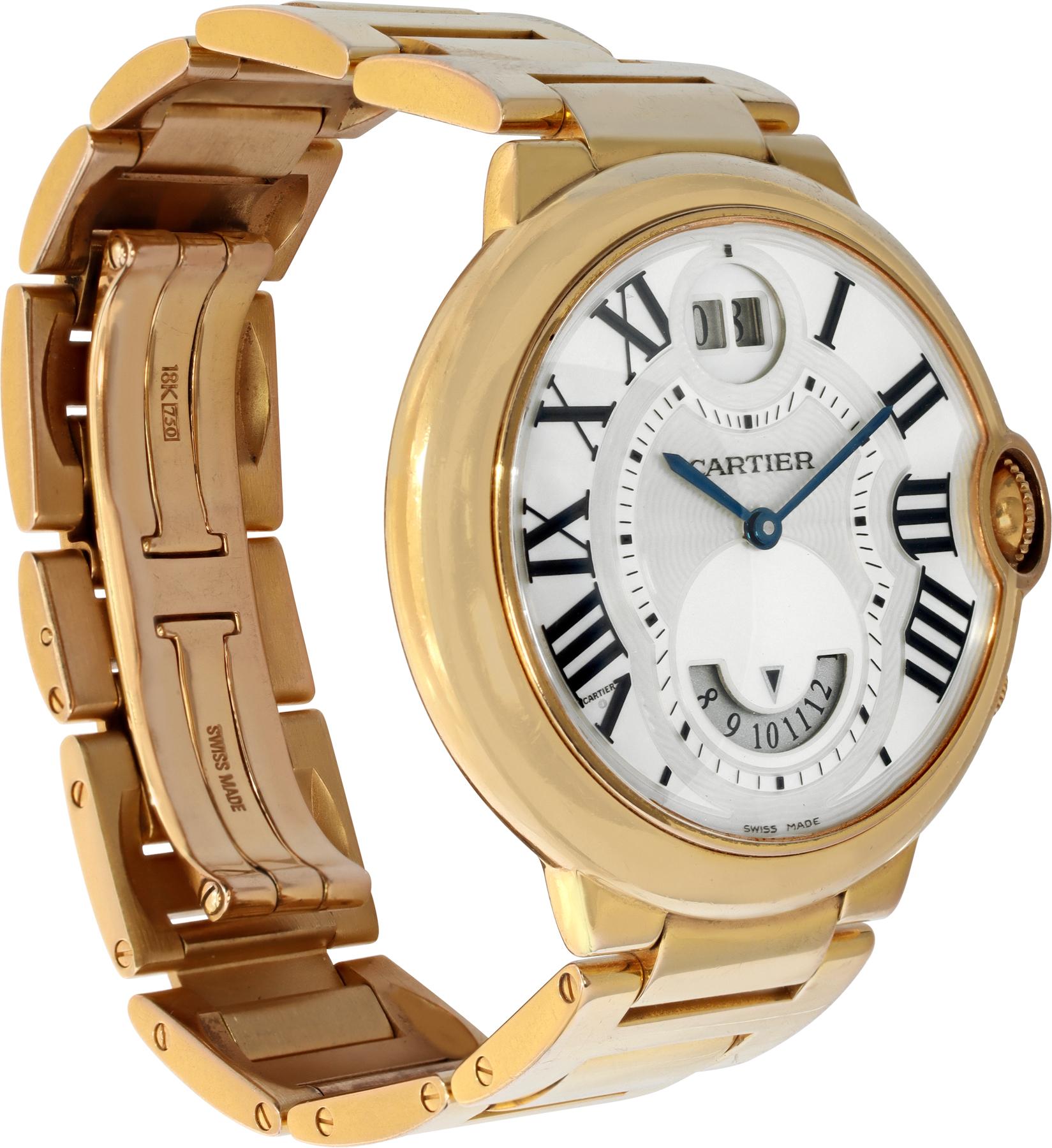 Cartier Ballon Bleu 38mm w6920035 In Excellent Condition For Sale In Surfside, FL
