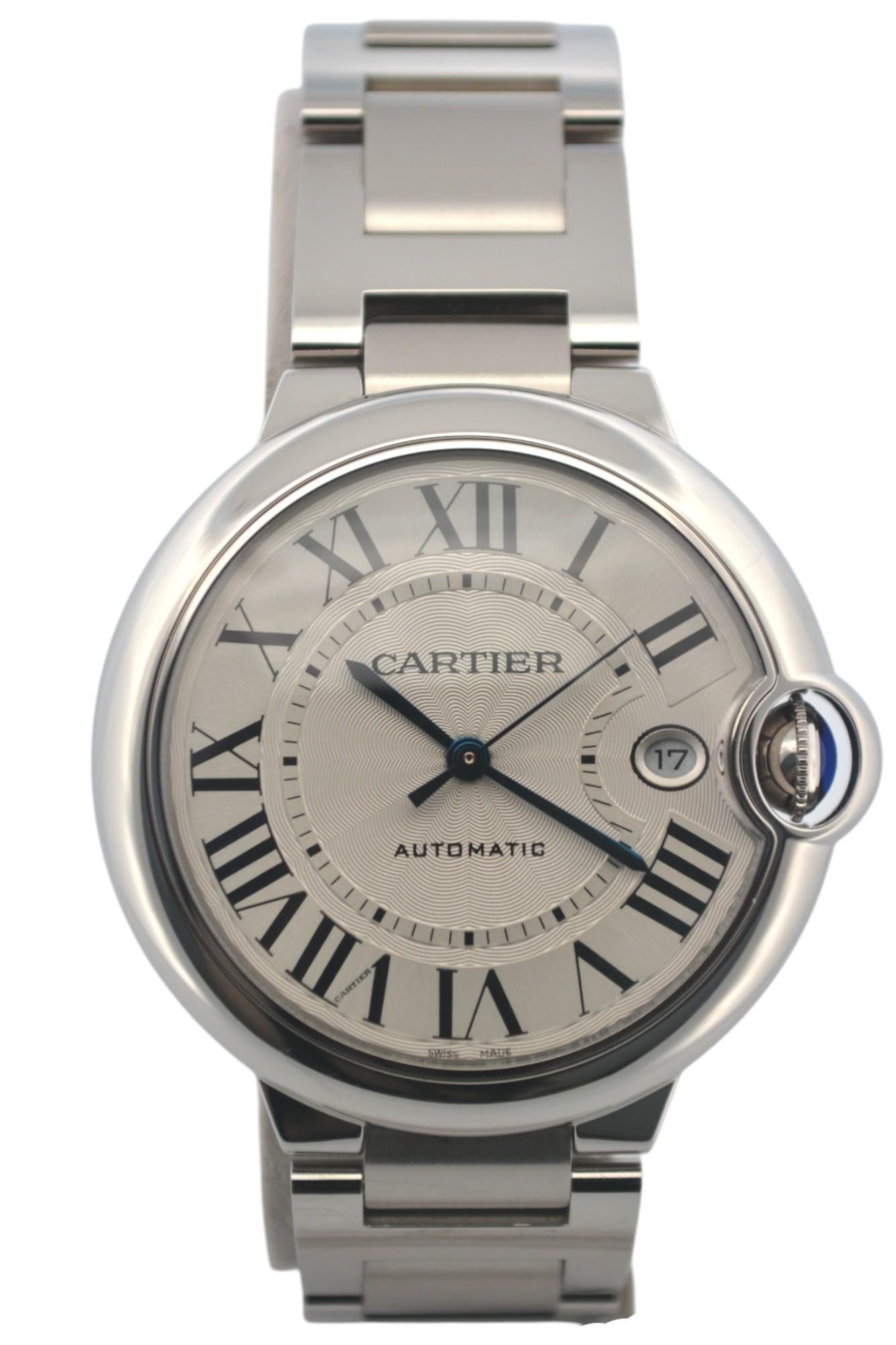 Cartier Ballon Bleu 40 Stainless Steel Box+Papers Automatic Ref: WSBB0040 7