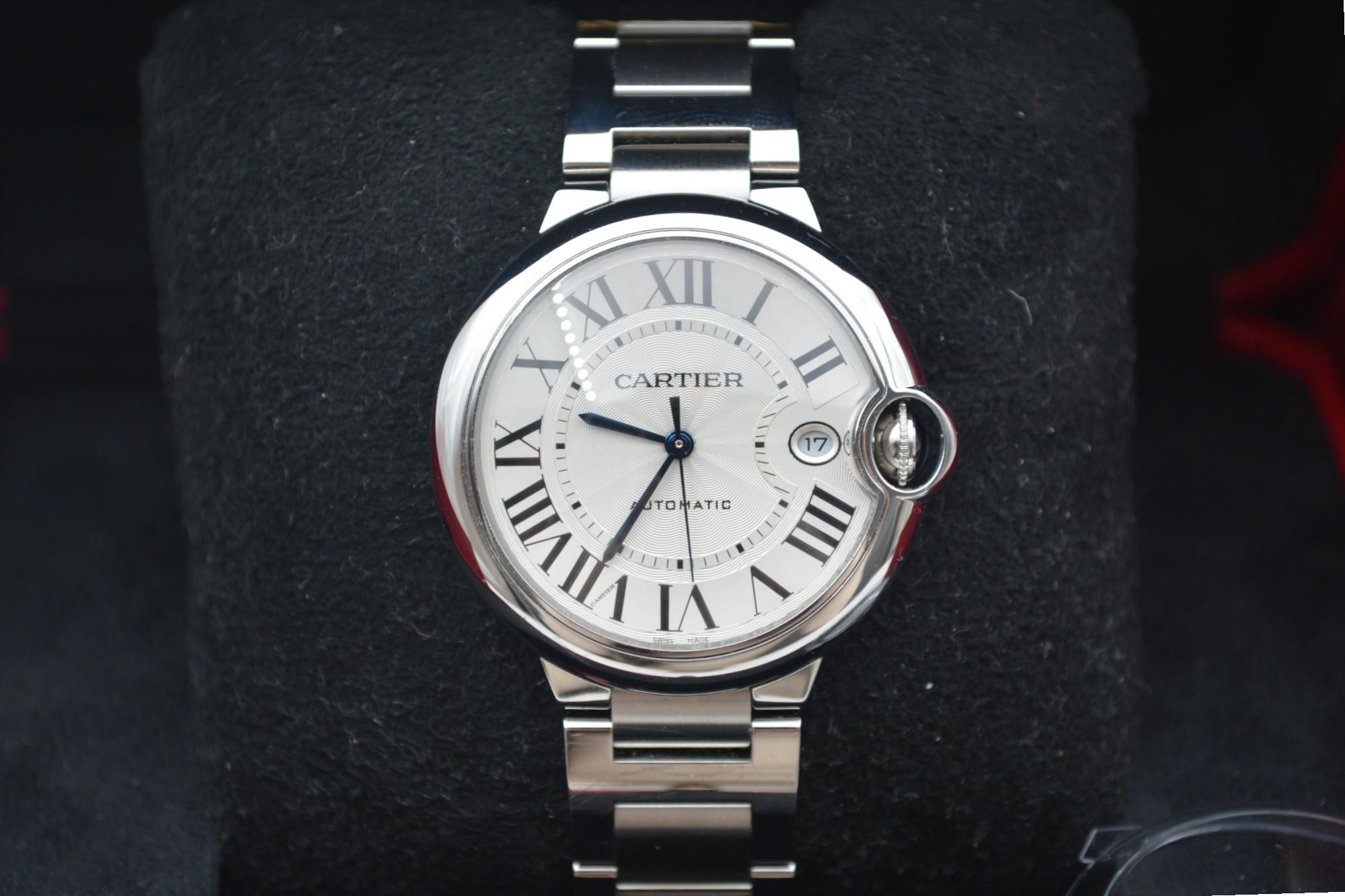 Cartier Ballon Bleu 40 Stainless Steel Box+Papers Automatic Ref: WSBB0040 In Excellent Condition In București, București