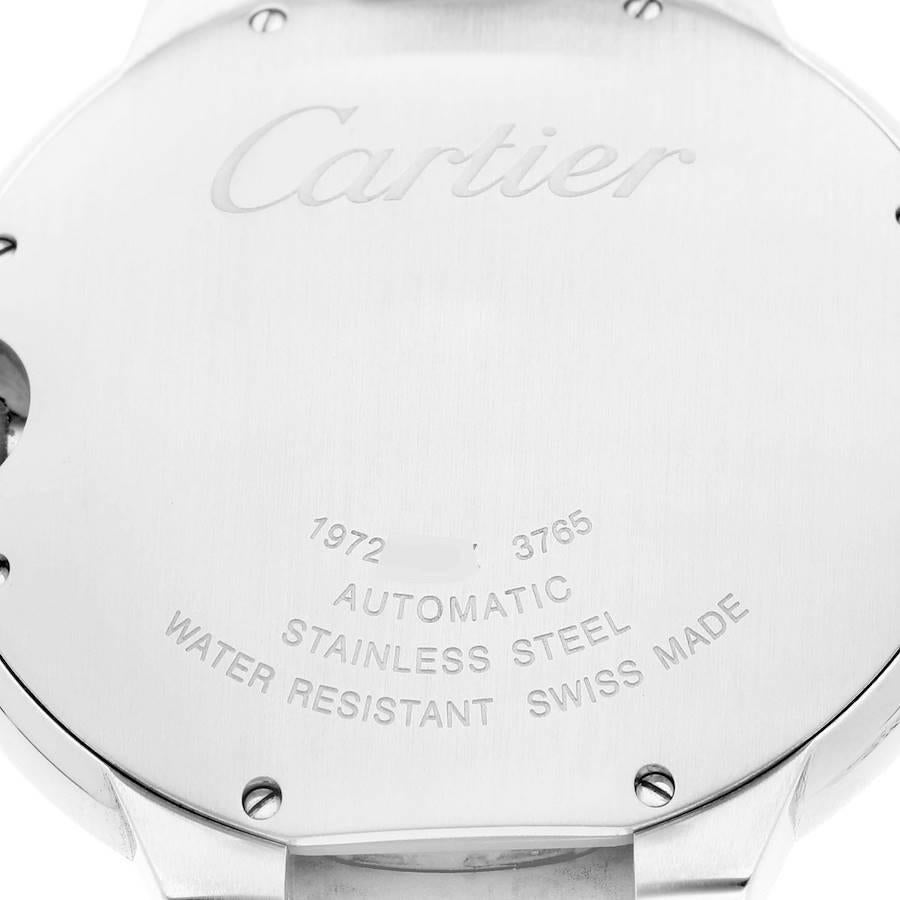 Cartier Ballon Bleu 42 Automatic Silver Dial Steel Mens Watch W69012Z4 2