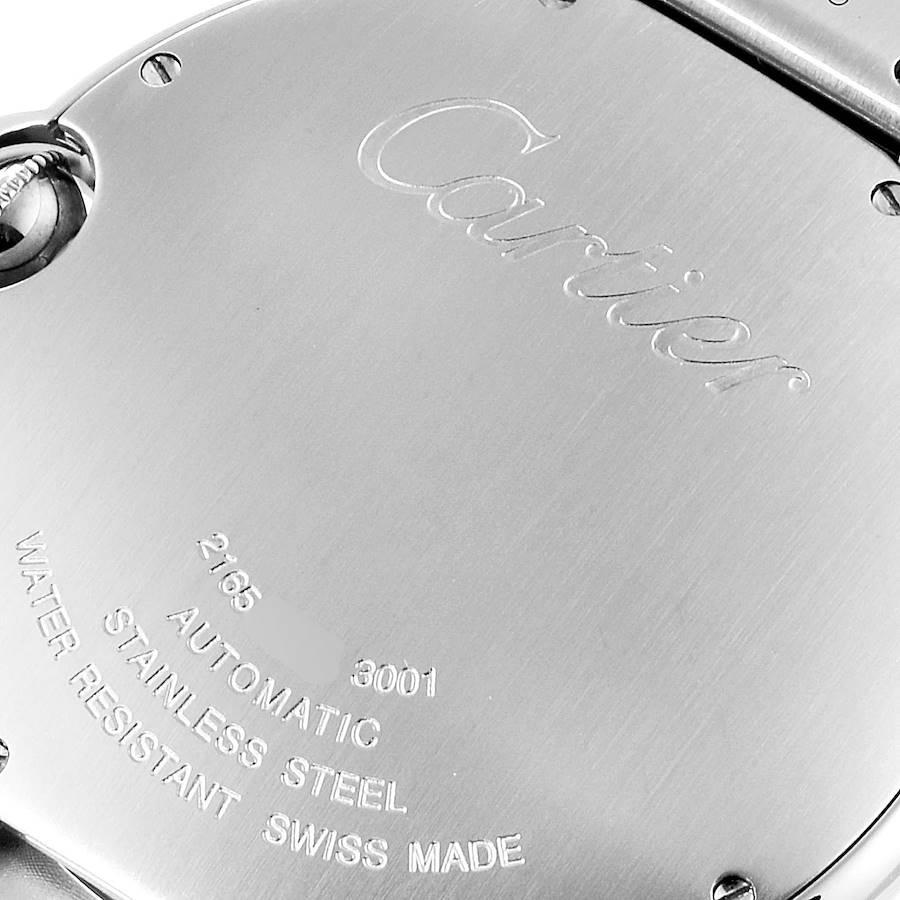 Cartier Ballon Bleu 42 Stahl Automatik-Silber-Zifferblatt Herrenuhr W69012Z4 Papiere 3