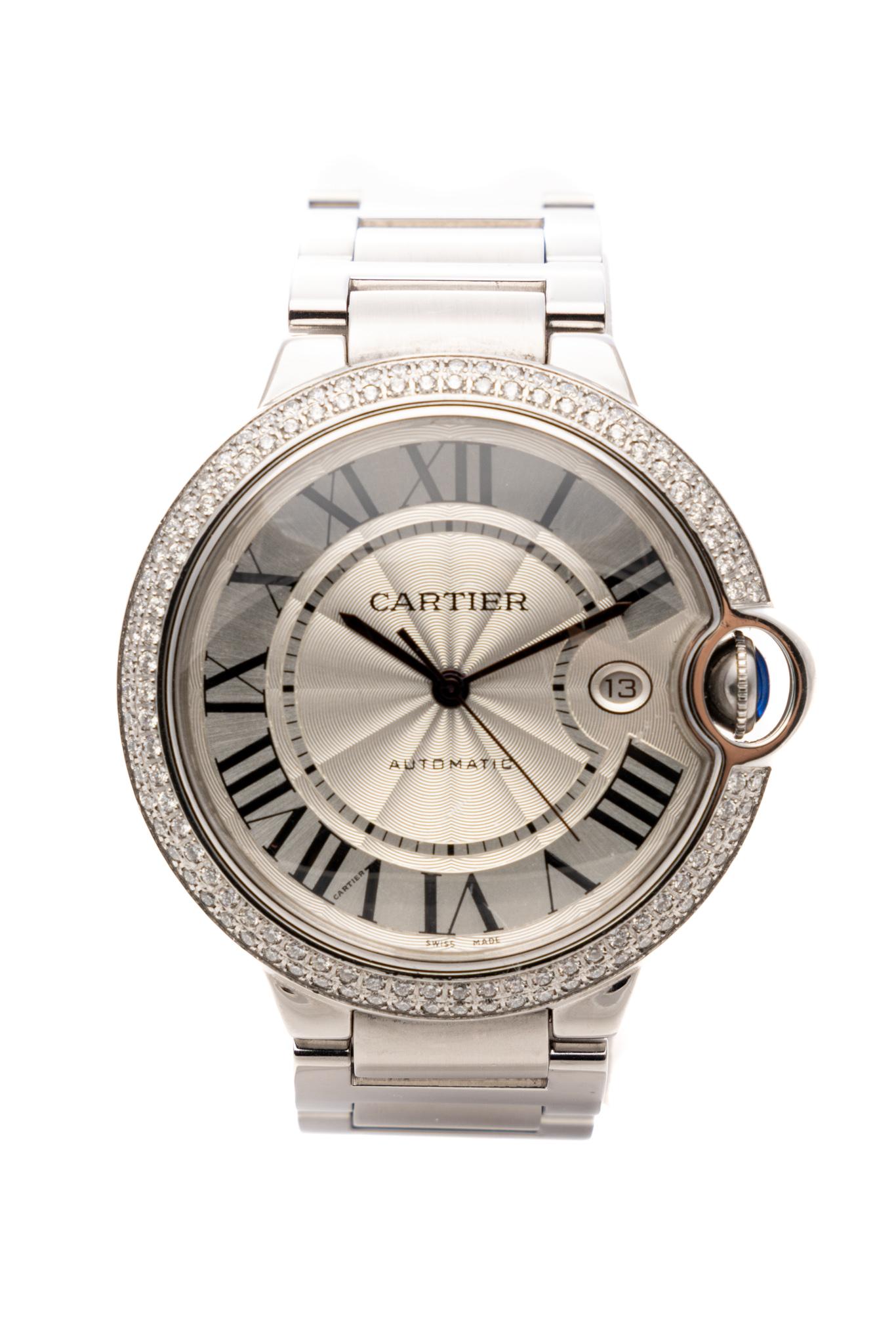 cartier ballon bleu 42mm diamond