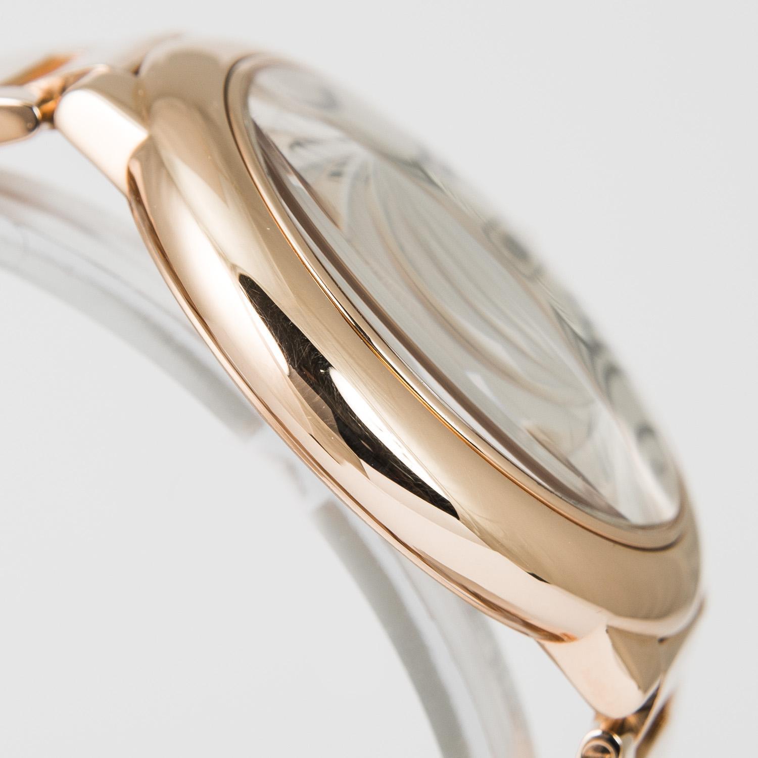 Cartier Ballon Bleu 42mm Certificato Oro Rosa 18k In condizioni buone in vendita a BEVERLY HILLS, CA