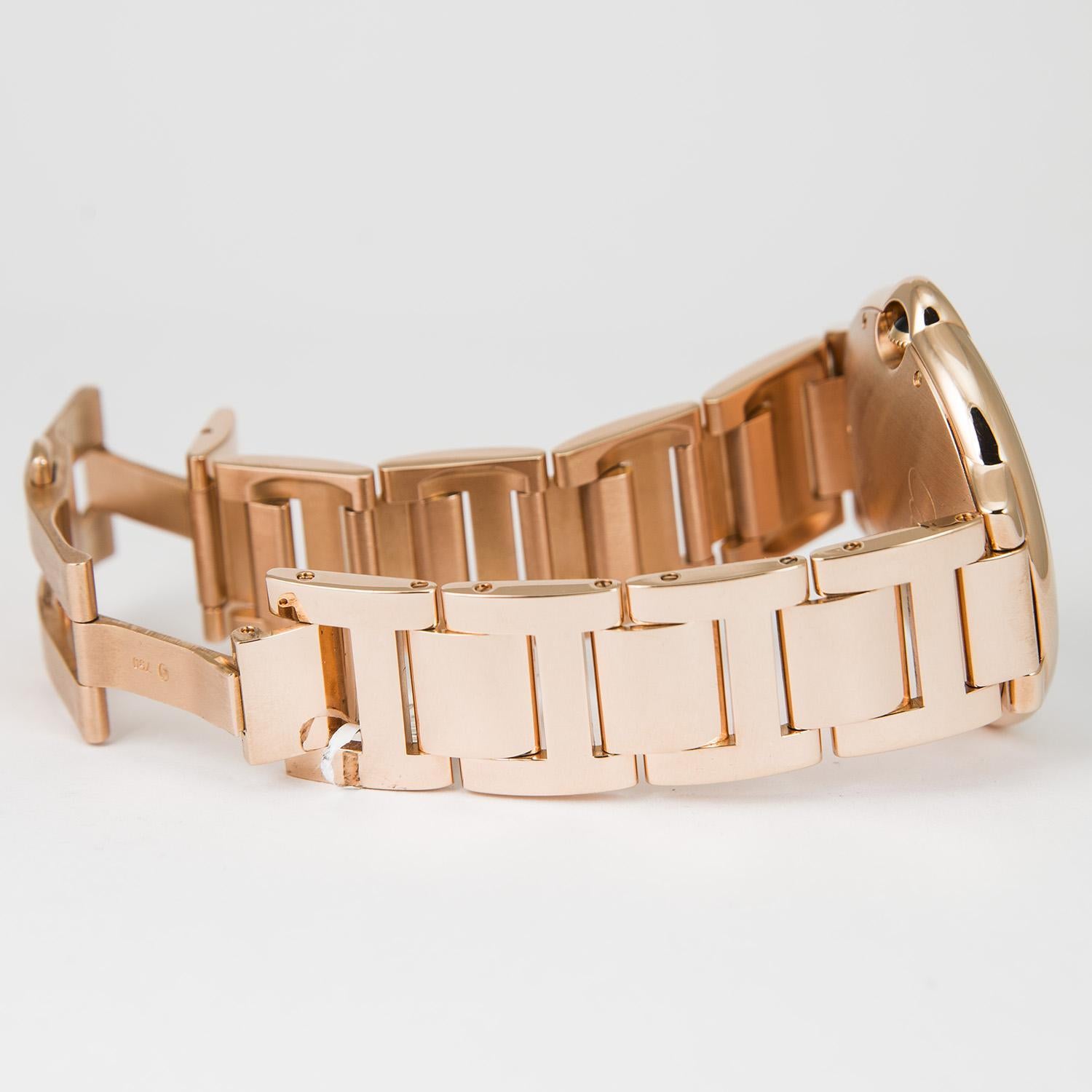Cartier Ballon Bleu 42mm Certificato Oro Rosa 18k in vendita 1
