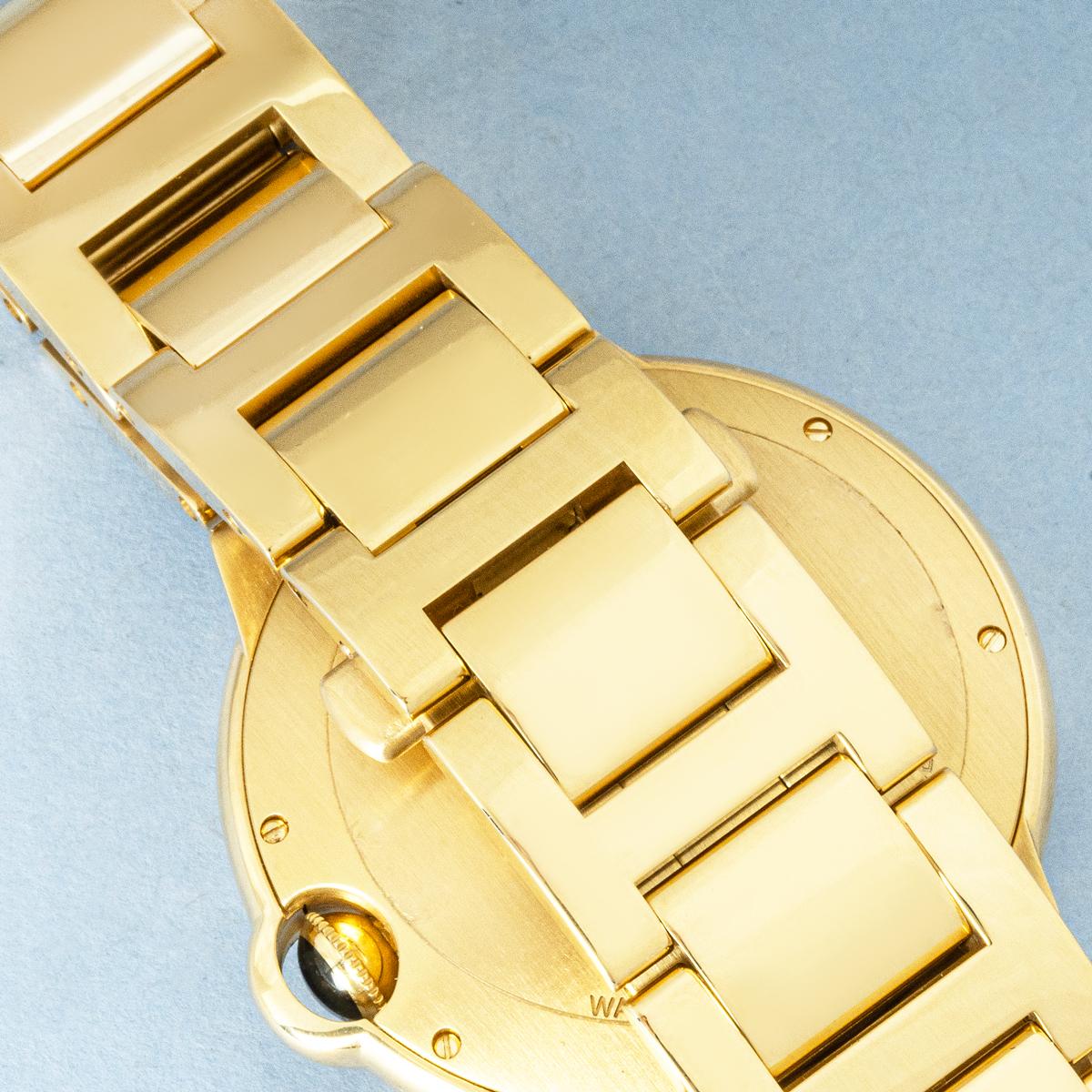 Cartier Ballon Bleu 42mm Gold W69005Z2 en venta 2