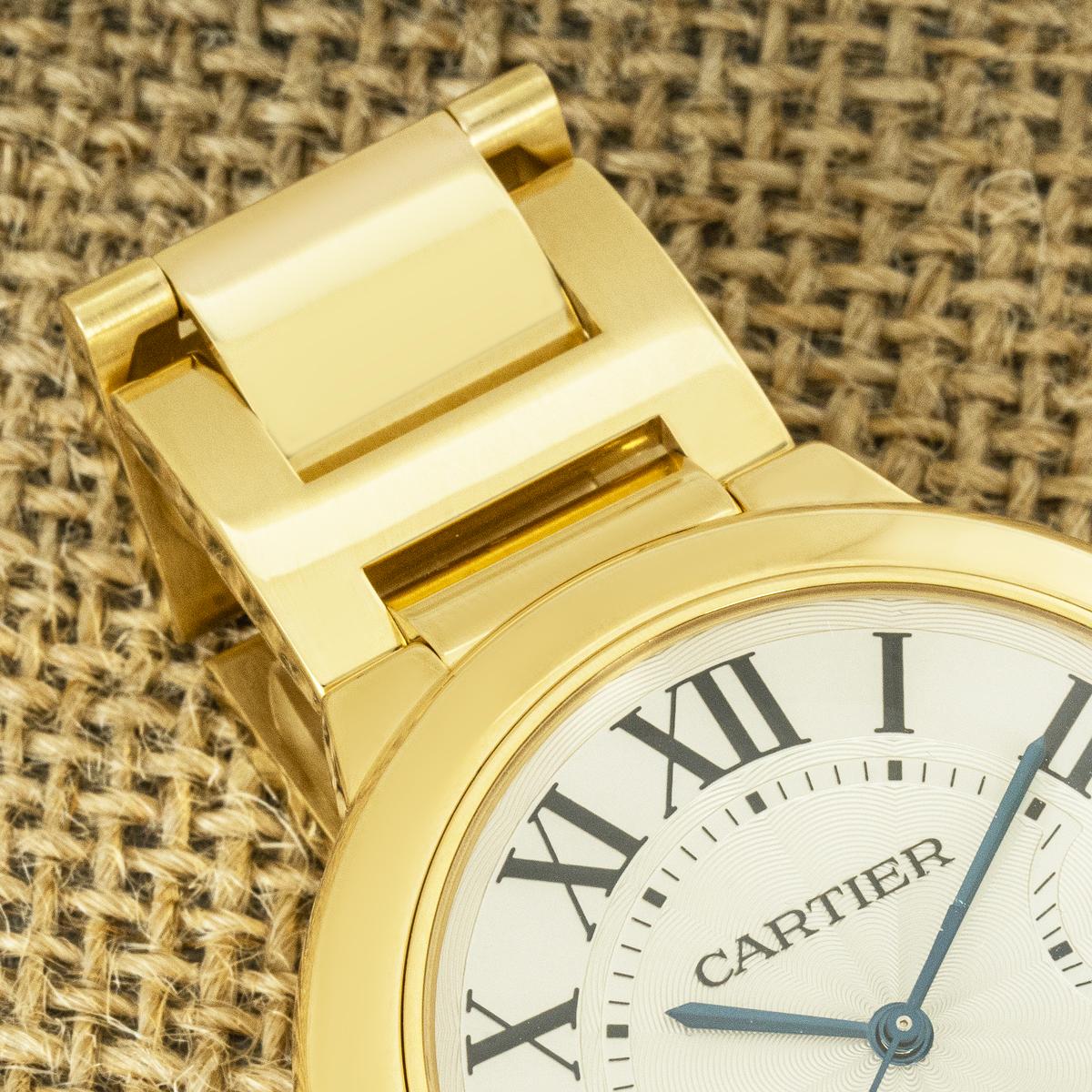 Cartier Ballon Bleu 42mm Gold W69005Z2 en venta 5
