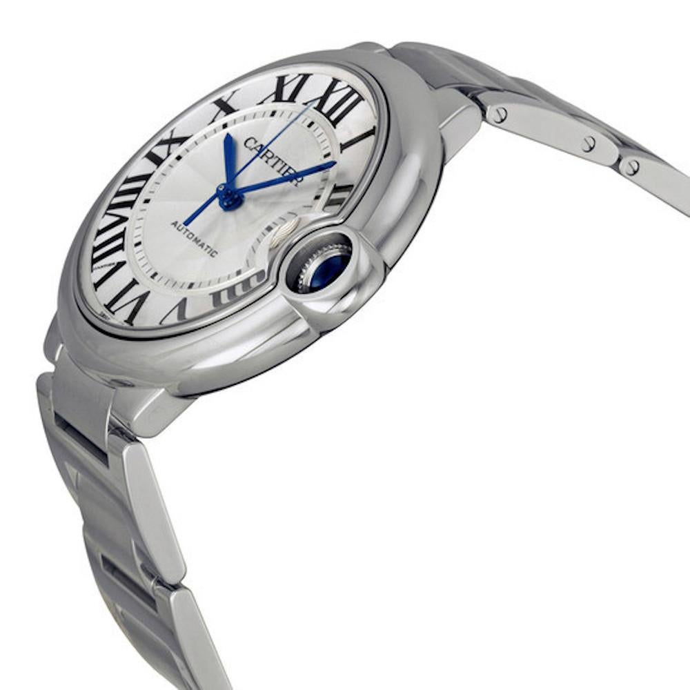 Men's Cartier Ballon Bleu 42mm Mens Steel Wristwatch
