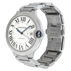 Cartier Montre-bracelet Ballon Bleu en acier inoxydable Réf. W69012Z4