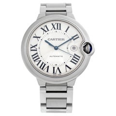 Vintage Cartier Ballon Bleu Stainless Steel Wristwatch Ref W69012Z4