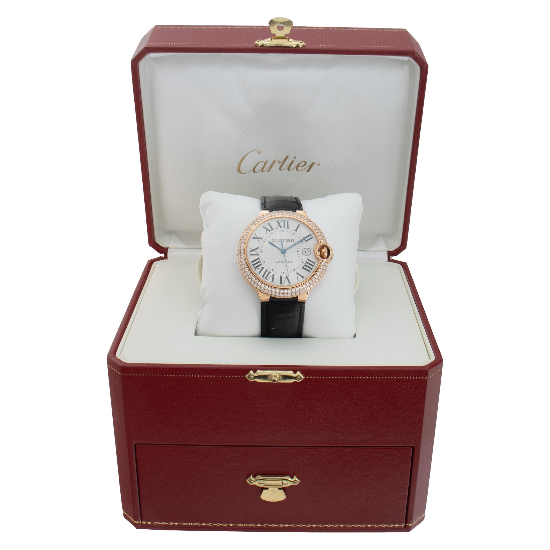 Cartier Ballon Bleu 42mm WE900851 For Sale 2