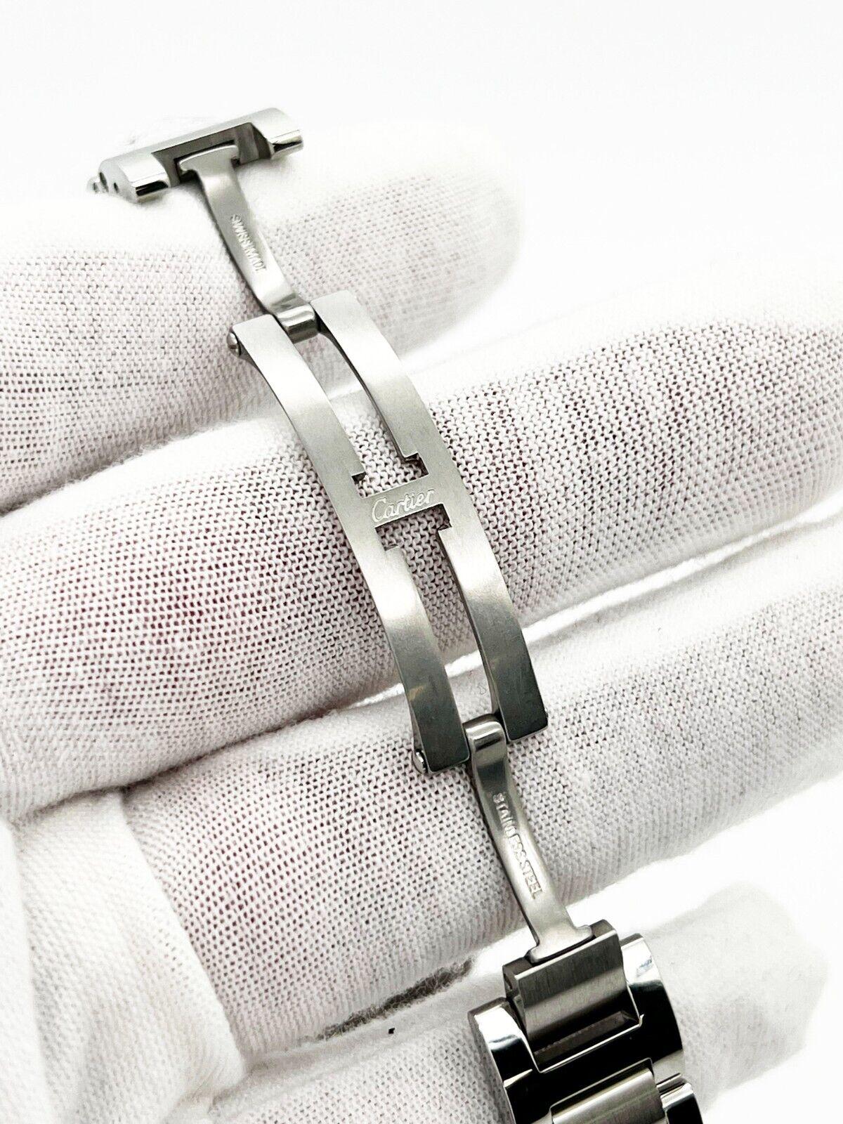 Cartier Ballon Bleu 4373 Ref WSBB0062 Blaues Zifferblatt Diamant-Lünette Stahlschachtel 33mm im Zustand „Hervorragend“ in San Diego, CA