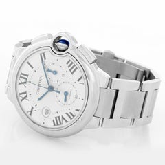 Cartier Ballon Bleu Stainless Steel Silver Chronograph Automatic W6920076