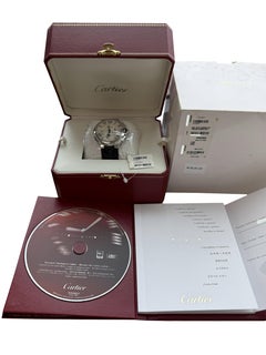 Cartier Ballon Bleu 44mm Acciaio Quadrante Argento Cronografo Uomo W6920003