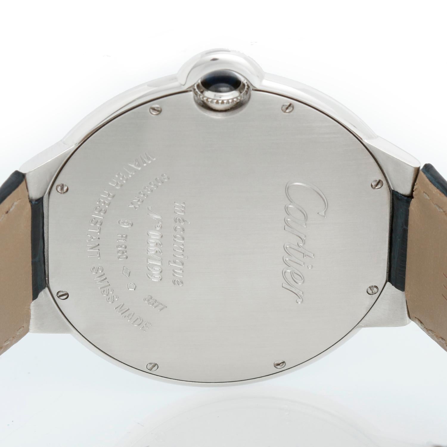  Cartier Montre Ballon Bleu 46 mm en platine pour hommes W6920059 Pour hommes 