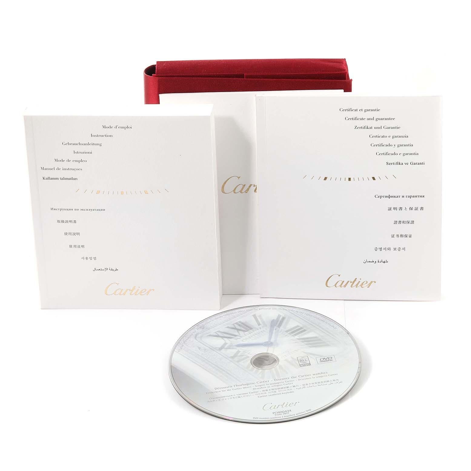 Cartier Ballon Bleu Automatik-Diamant-Weißgold-Damenuhr WE902067 Papiere im Angebot 1