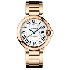 Cartier Ballon Bleu Automatic Pink Gold Watch WGBB0008