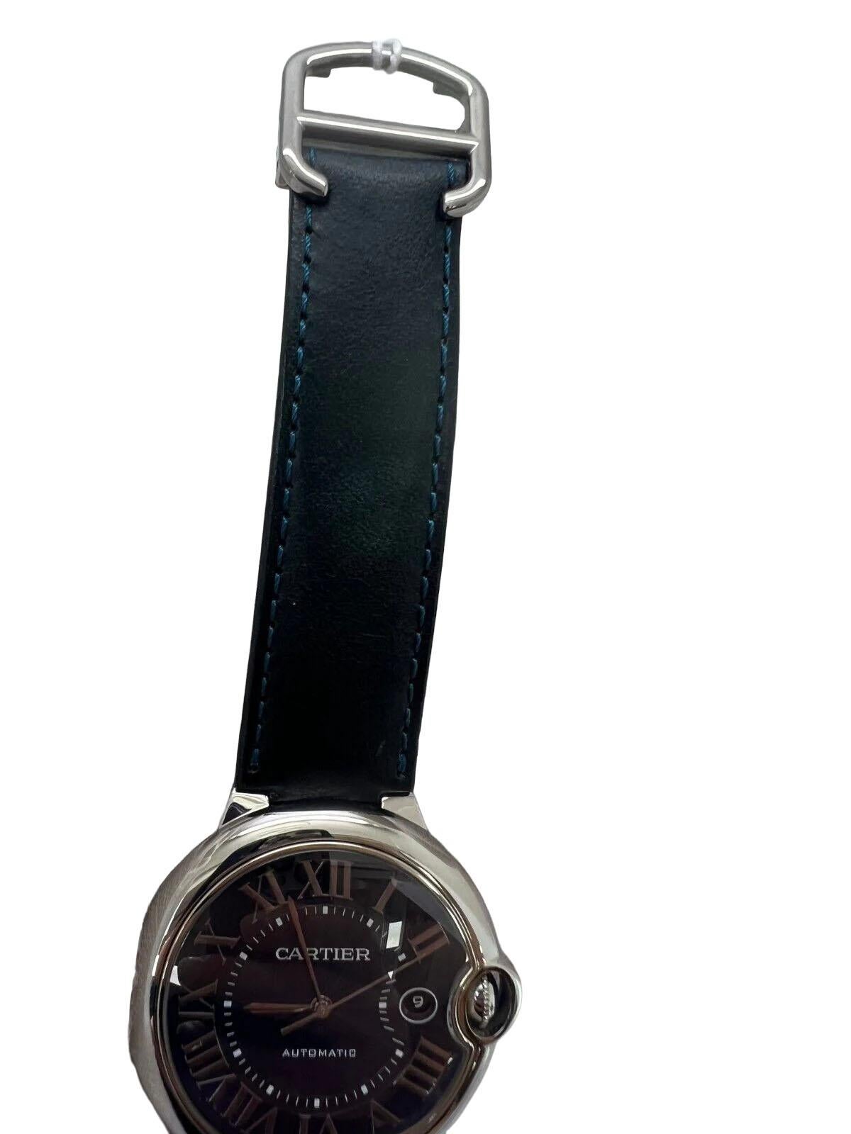 Reloj Cartier Ballon Bleu Azul Hombre - WSBB0027 en Nuevo estado para la venta en New York, NY