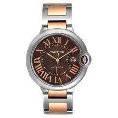 Cartier: Uhr Ballon Bleu Schokolade Zifferblatt W6920032