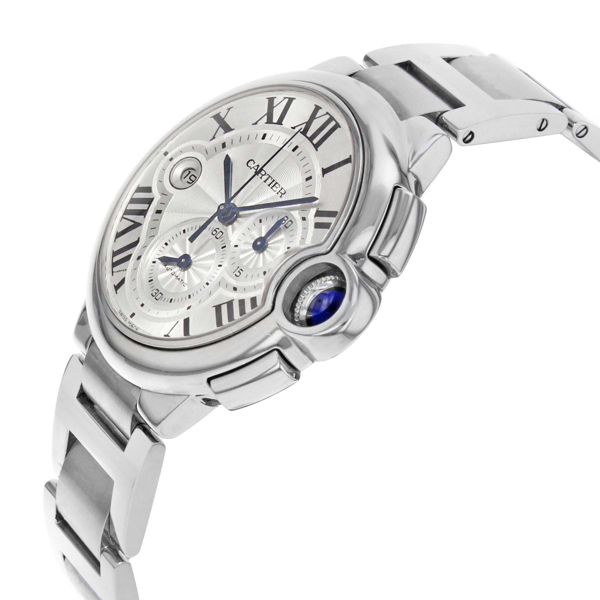 Cartier Ballon Bleu Chronograph Steel 