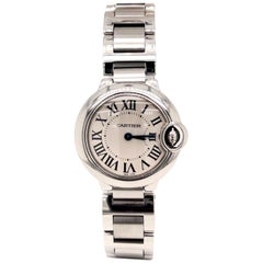 Cartier Ballon Bleu Collection Edelstahl Quarz auf Armband W69010Z4