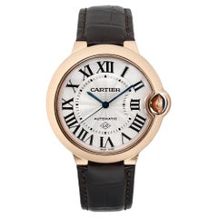 Cartier Montre Ballon Bleu de Cartier 36 mm avec cadran en or rose 18 carats et argent 3927