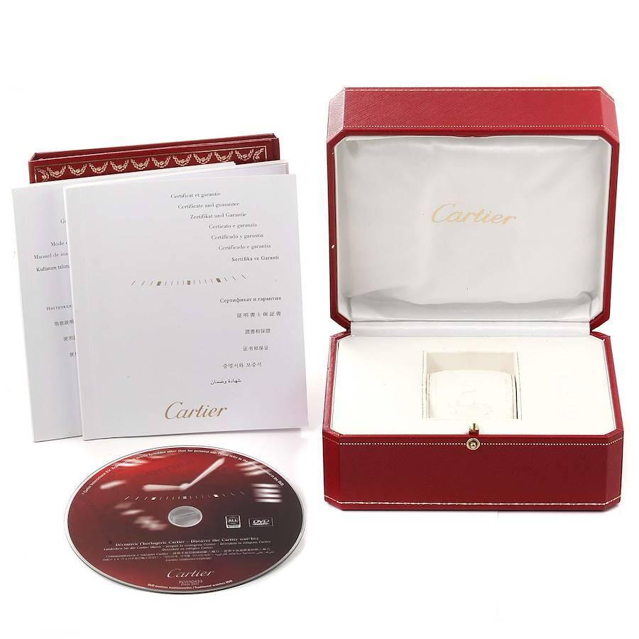 Cartier Ballon Bleu De Cartier Rose Gold Mens Watch W690054 Box Papers en vente 5