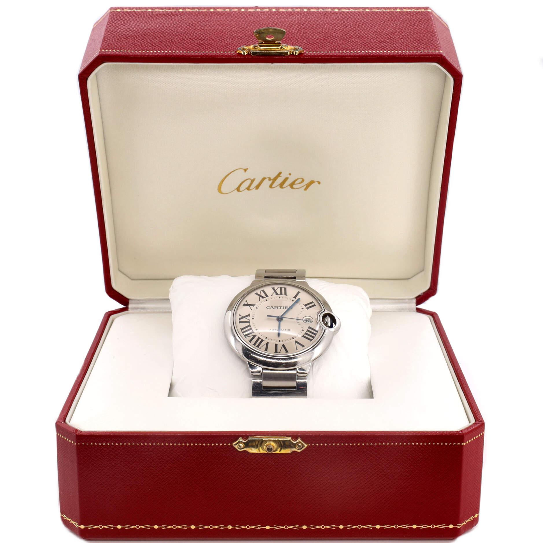Cartier Ballon Bleu De Cartier Automatic Watch Stainless Steel 42 at ...