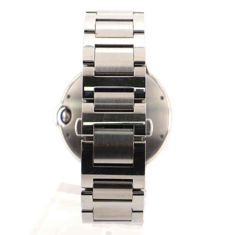 Cartier Ballon Bleu de Cartier Automatic Watch Stainless Steel 42 In Good Condition In New York, NY