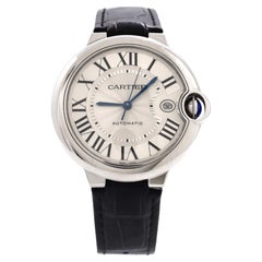 Orologio automatico Cartier Ballon Bleu De Cartier in acciaio e alligatore