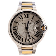 Cartier Ballon Bleu de Cartier Automatic Watch Stainless Steel and Yellow