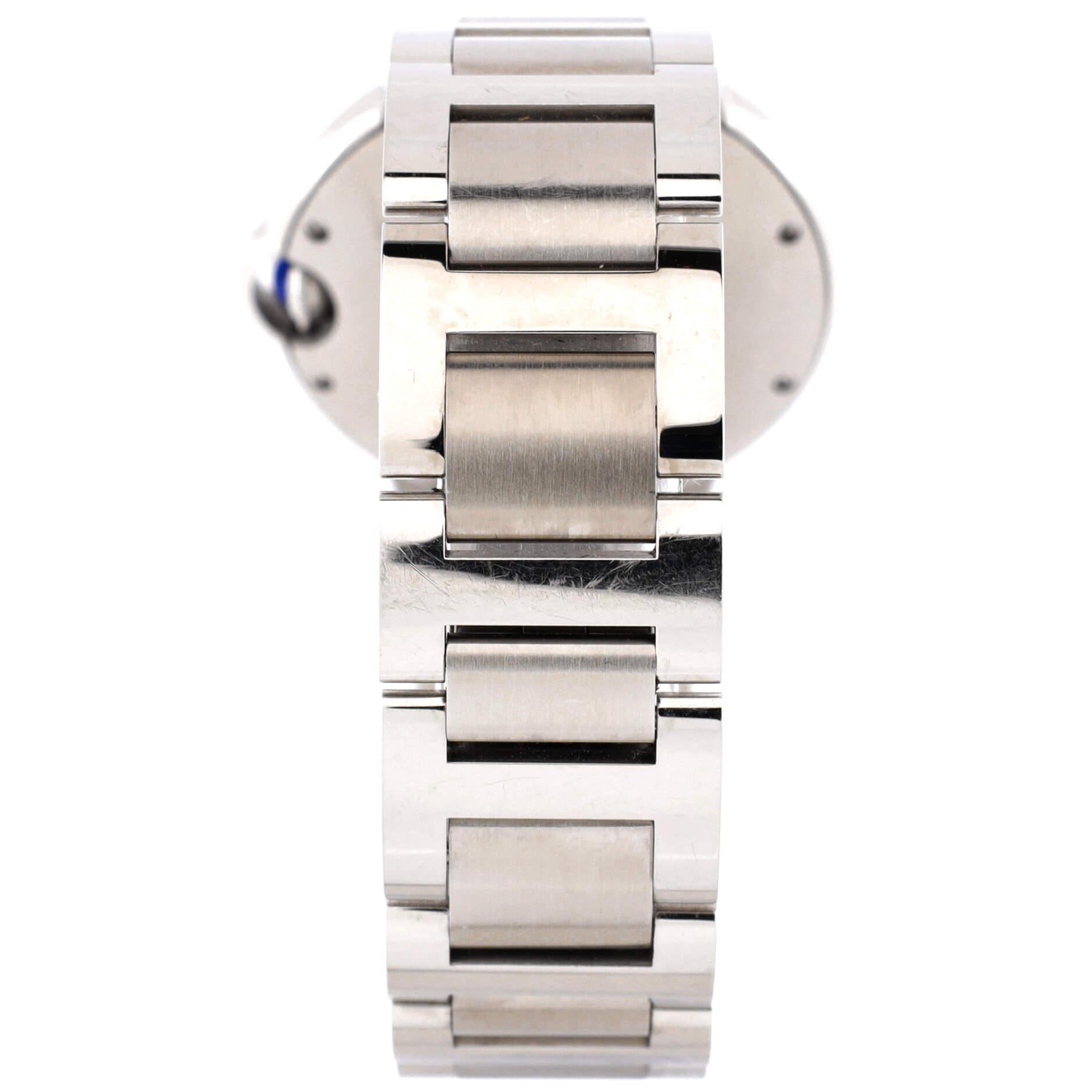 Cartier Ballon Bleu De Cartier Automatic Watch Stainless Steel In Good Condition In New York, NY
