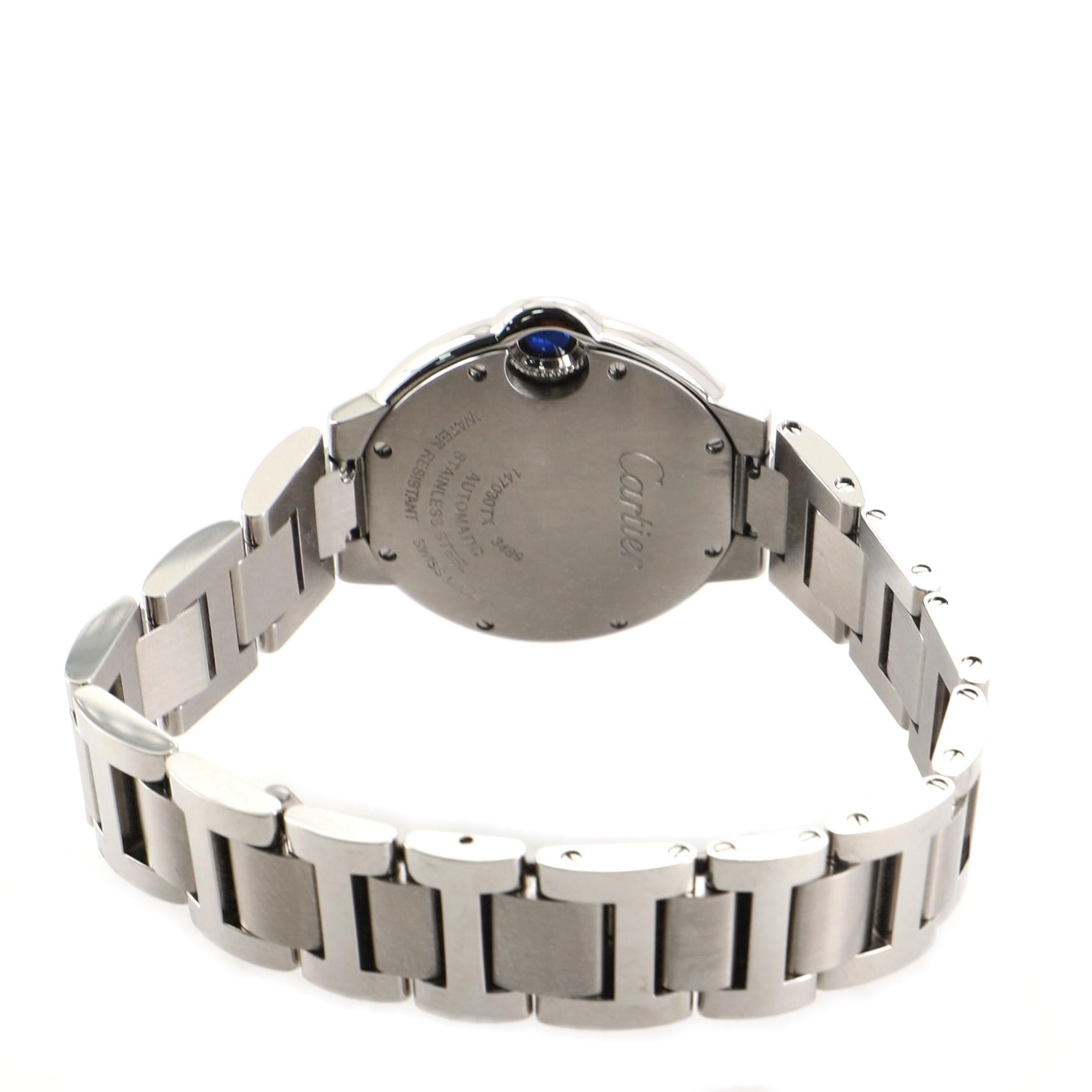 Cartier Ballon Bleu de Cartier Automatic Watch Stainless Steel with Diamond 1