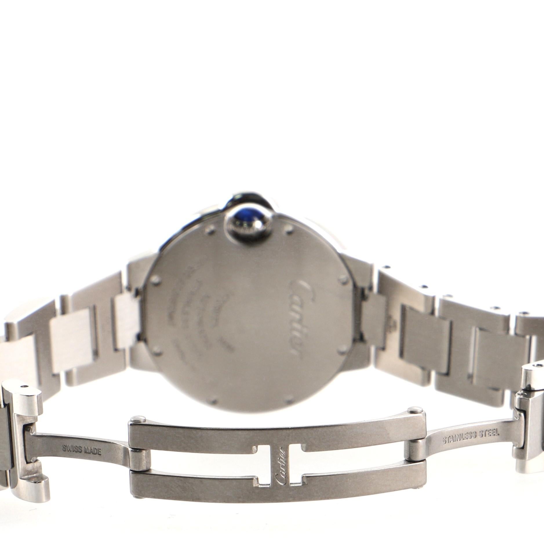 Cartier Ballon Bleu de Cartier Automatic Watch Stainless Steel with Diamond 2