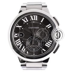 Cartier Ballon Bleu de Cartier Chronograph Automatikuhr aus Edelstahl 44