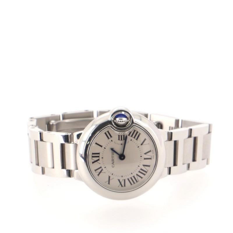 Women's Cartier Ballon Bleu de Cartier Quartz Watch Stainless Steel 28